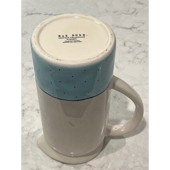 Rae Dunn Blue Polka Dot 5 Piece Artisan Collection Tea Set‎ - Picture 7 of 12